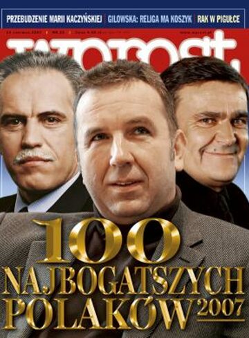 Okładka tygodnika WPROST: 25/2007